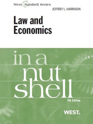 cover image of Harrison's Law and Economics in a Nutshell, 5th